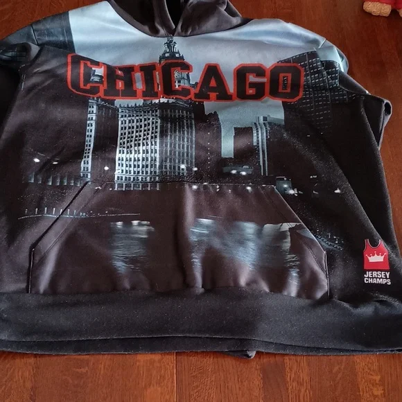 Jersey Champs Chicago Hoodie b333 - Picture 6 of 6